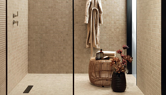 Керамическая мозаика Atlas Concord Италия Lims A3HM Grey Mosaico Tumbled 30х30см 0,9кв.м.