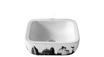 Раковина накладная ROCA URBAN 3265U00U 40х40см