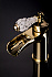 Смеситель для раковины Boheme Vogue Crystal 211-CRST золотой