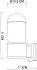 Светильник фасадный Arte Lamp COPPIA A5217AL-1BK 20Вт IP44 E27 чёрный