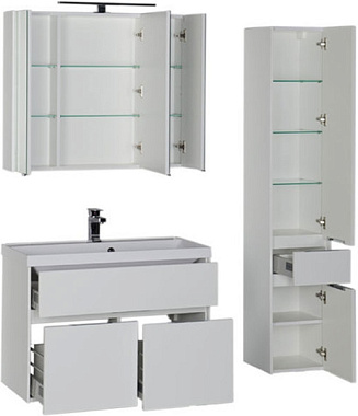 Тумба с раковиной AQUANET Латина 212933 45х90х65см