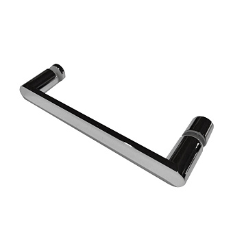 Угловое ограждение Abber Schwarzer Diamant AG01100 195х100см стекло прозрачное