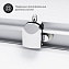 Угловое ограждение AM-PM Gem Twin Slide W90G-404-120290-MT 190х120см стекло прозрачное
