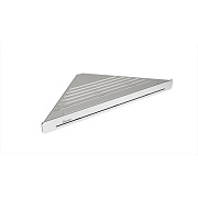 Полка в ванную угловая RAVAK Slim S X07P578 1-ярусная 13,9х29см сатин/хром