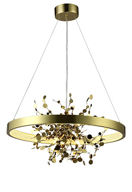 Люстра подвесная CRYSTAL LUX GARDEN GARDEN SPLED+3 D600 GOLD 180Вт 4 лампочек G9/LED
