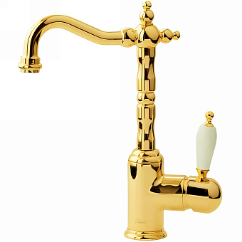 Смеситель для раковины Boheme Tradizionale Oro 282 золотой