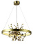 Люстра подвесная CRYSTAL LUX GARDEN GARDEN SPLED+3 D600 GOLD 180Вт 4 лампочек G9/LED