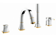 Смеситель для ванны GROHE Grandera 19936IG0 хром золото