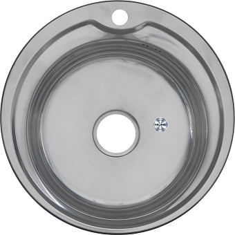 Мойка кухонная MELANA 510 018 t (*15) 51х51см хром
