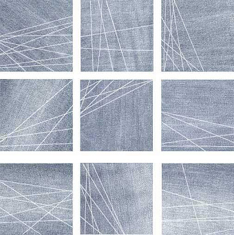 Матовый керамогранит WOW Denim 117404 Decor Washed Blue 13,8х13,8см 0,495кв.м.