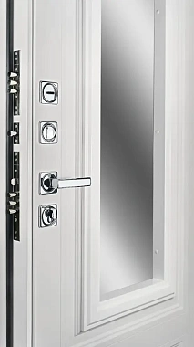 Входная дверь АНТАРЕС Англия Z0000013908 970х2050мм Шагрень белая\Белый матовый правая
