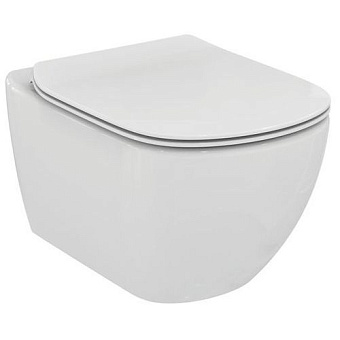 Унитаз подвесной IDEAL STANDARD Tesi AquaBlade T007901 безободковый без сиденья