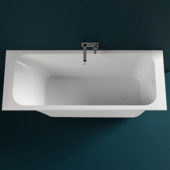 Ванна каменная SALINI ORLANDO 102122M S-Stone матовая 180х80см встраиваемая