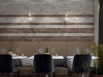 Настенная плитка KERAMA MARAZZI 2907 бежевый 28,5х8,5см 1,02кв.м. матовая