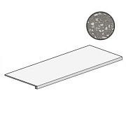 Плитка для ступеней Atlas Concord Италия MARVEL GEMS AT9V Terrazzo Grey Scalino Matt 60х33см 0,198кв.м. матовая