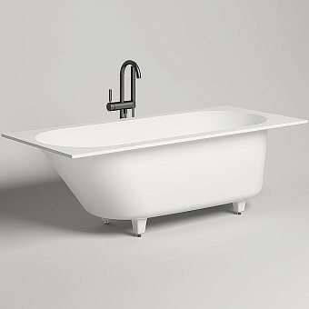 Ванна каменная SALINI ORNELLA 102321M S-Stone матовая 170х75см встраиваемая