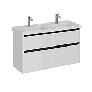 Тумба под раковину напольная LEMARK Combi LM03C125T-black 45х120х68,2см