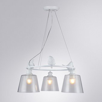Люстра подвесная Arte Lamp PASSERO A4289LM-3WH 40Вт 3 лампочек E27
