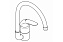 Смеситель для кухни GROHE Euroeco 32752000 высокий излив хром