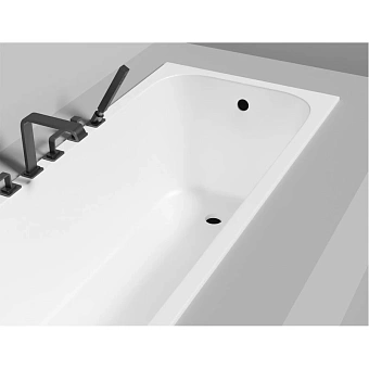 Ванна каменная SALINI ORLANDO 102112GRH S-Sense глянцевая 180х80см встраиваемая