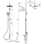 Душевая система IDEAL STANDARD IDEALRAIN ECO EVO A6943AA chrome