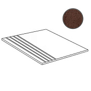 Плитка для ступеней Atlas Concord Италия Blaze A0I0 Corten Gradino 37,5х75см 0,281кв.м. неполированная