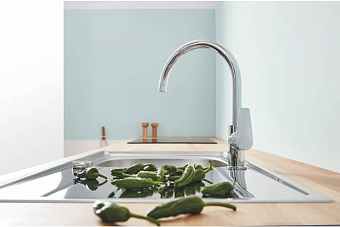 Смеситель для кухни GROHE BauEdge 31233001 высокий излив хром