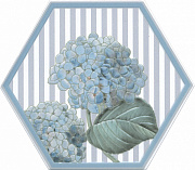 Декор KERAMA MARAZZI Аньет HGD\A299\24001 синий 20х23,1см 0,046кв.м.