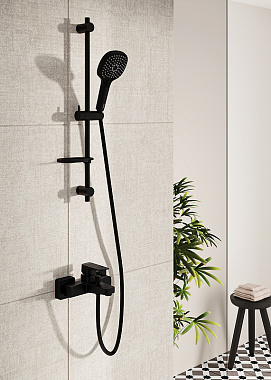 Смеситель для душа VITRA Root Square A4273736EXP матовый чёрный