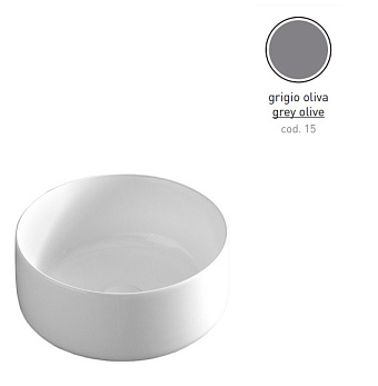 Раковина накладная ArtCeram Cognac COL004 15 00 35х35см