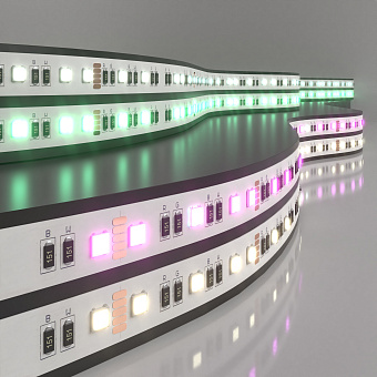 Светодиодная лента Elektrostandard a053702 5050 24Вт/м 5000мм IP20 RGB/дневной свет