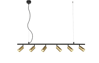 Светильник настенно-потолочный CRYSTAL LUX CLT 015 CLT 015C6 L1200 BL-GO 300Вт GU10