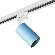 Трековый светильник Lightstar Rullo R1T435 50Вт GU10 голубой для однофазного трека