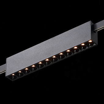 Магнитный трековый светильник ST Luce FARM ST816.406.12 12Вт LED чёрный