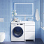 Тумба с раковиной IDDIS Optima Home OPH11RBi95K 48х110х89см