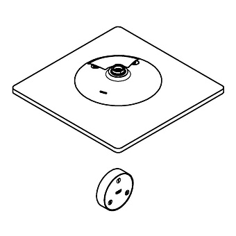 Верхний душ GROHE Rainshower 310 SmartConnect 26643000 хром