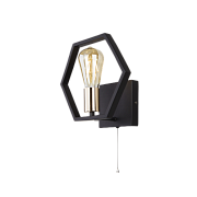 Бра Eurosvet Arnia 70117/1 черный 60Вт E27