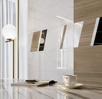 Декор KERAMA MARAZZI Бертран ID130 микс глянцевая 40х120см 0,48кв.м.