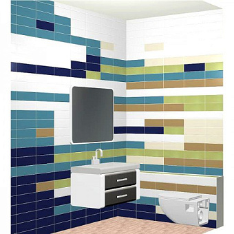 Настенная плитка MARAZZI ITALY Citta MJ0P Fumo 20х20см 1,48кв.м. матовая