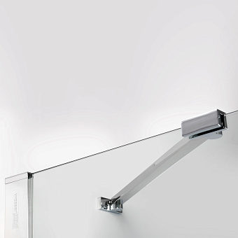 Душевая дверь WASSERKRAFT Aller 10H05LBLACK MATT 200х120см стекло прозрачное