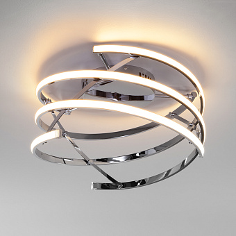 Светильник потолочный Eurosvet BREEZE 90229/3 хром 140Вт LED