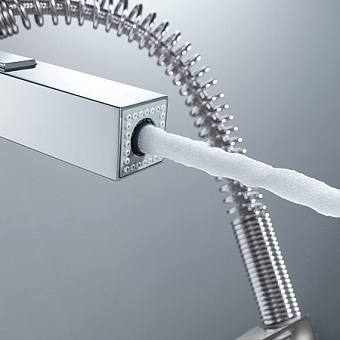 Смеситель для кухни GROHE Eurocube 31395000 гибкий излив хром