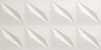 Настенная плитка Atlas Concord Италия 3D Wall 8DFW Flash White Matt 40х80см 1,28кв.м. матовая