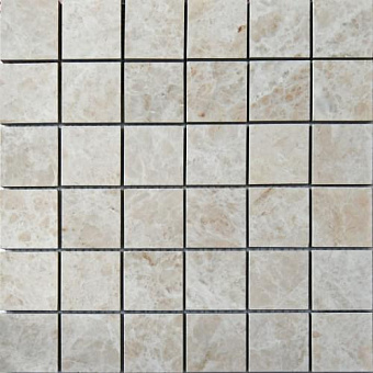 Полированный керамогранит NEODOM Supreme N20355 Mosaico Emperador Beige 5x5 30х30см 0,9кв.м.
