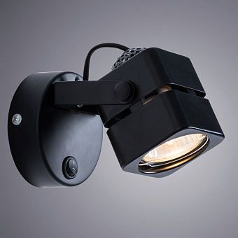 Светильник настенный Arte Lamp MISAM A1315AP-1BK 50Вт GU10