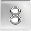 Панель смыва IDEAL STANDARD PROSYS SEPTA PRO R0136AA chrome