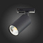 Трековый светильник ST Luce SOLT ST300.406.01 50Вт GU10 матовый чёрный для однофазного трека