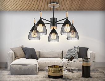 Люстра подвесная Ambrella Traditional TR8015 560Вт 5 лампочек E27