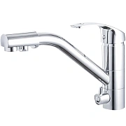 Смеситель для кухни Maxonor MN4321 поворотный излив хром