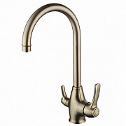 Смеситель для кухни IDDIS Oldie OLDBRF0i05 поворотный излив бронза